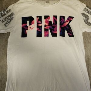 PINK by Victoria's Secret Bling Campus Tee